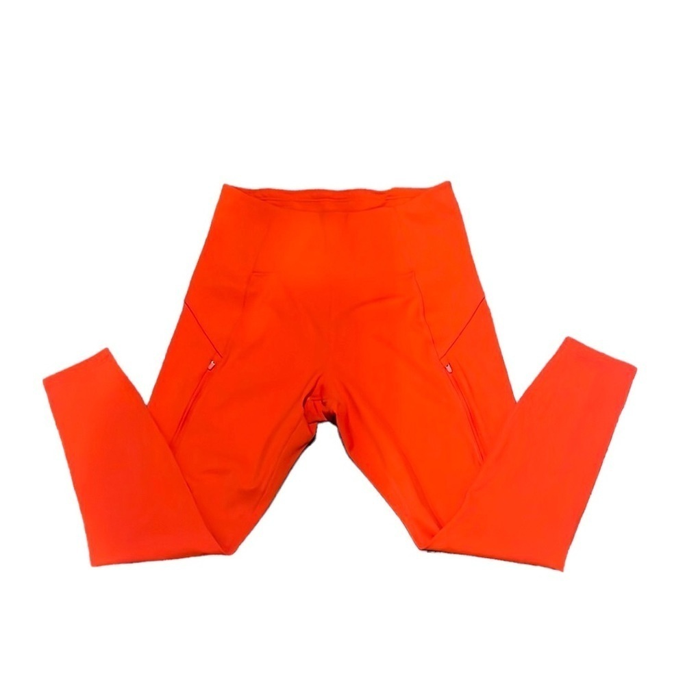 Athleta Womens Velocity Ultimate Stash Pocket Crop Capri, Orange, Size 1…